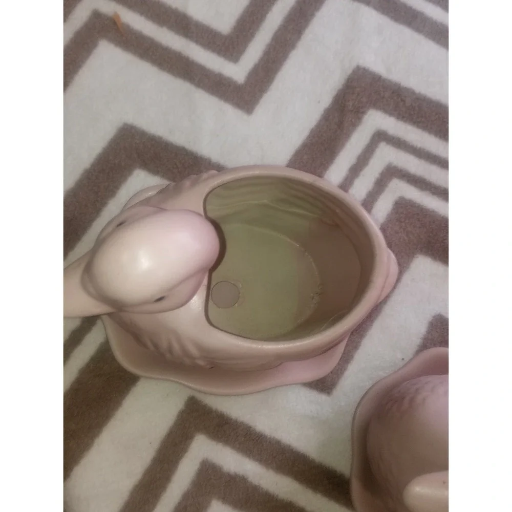 Natural Clay Duck/ Goose Plated Underplate Soft Pink 6 1/4x6.5‎ Inch (1)